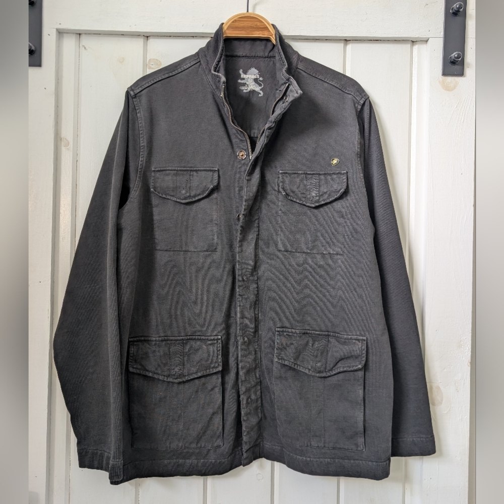 Express brand military-style field jacket